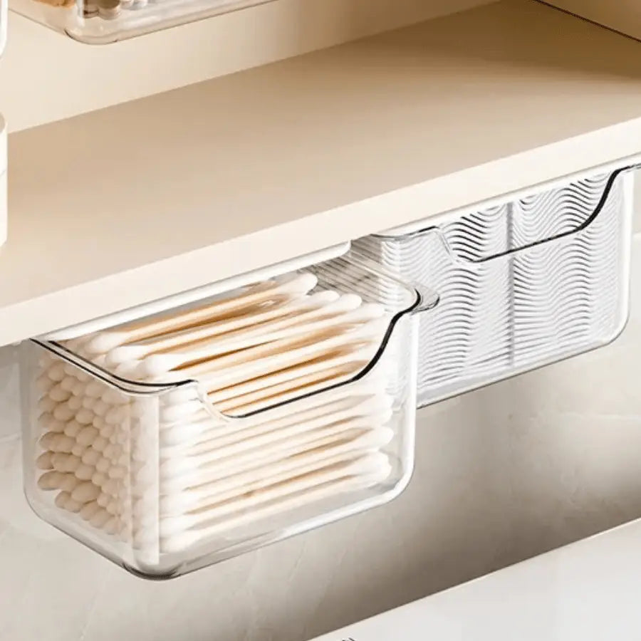 boite Ă rangement maquillage plastique transparent