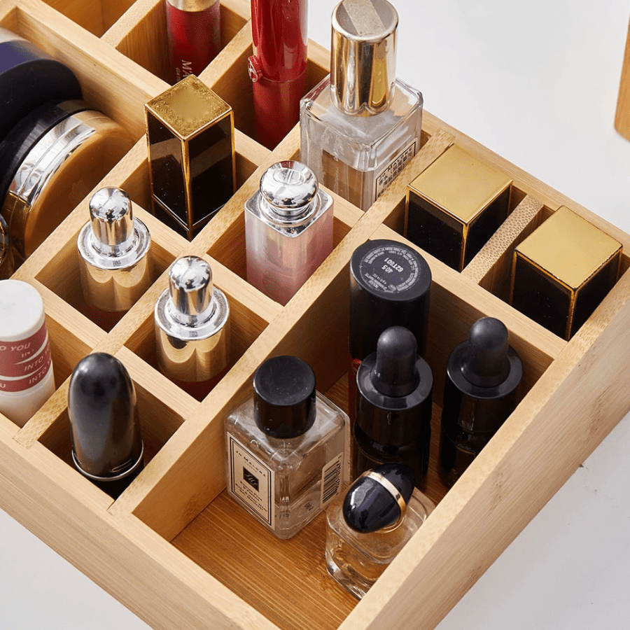 Boite rangement maquillage compartiment multifonctionnel