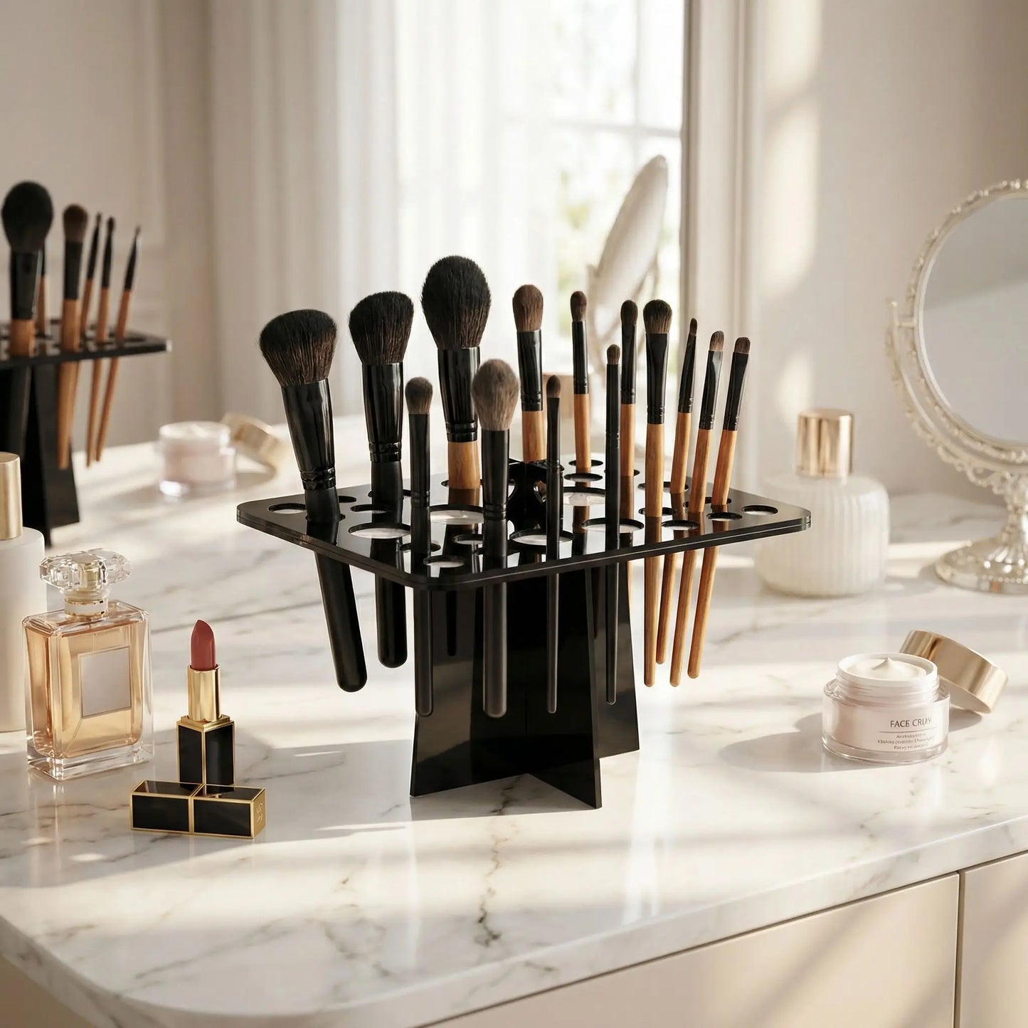 Porte Pinceau Maquillage | Pliable 28 Pinceaux