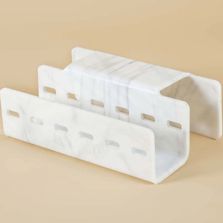 Rangement Maquillage - EyelashTweezersStorage™ - Marbré - La trousse Beauté