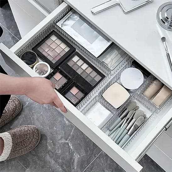 rangement maquillage pour tiroir format différent