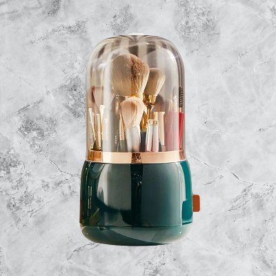 Rangement maquillage - Support de pinceaux de maquillage™ - Vert - La trousse Beauté
