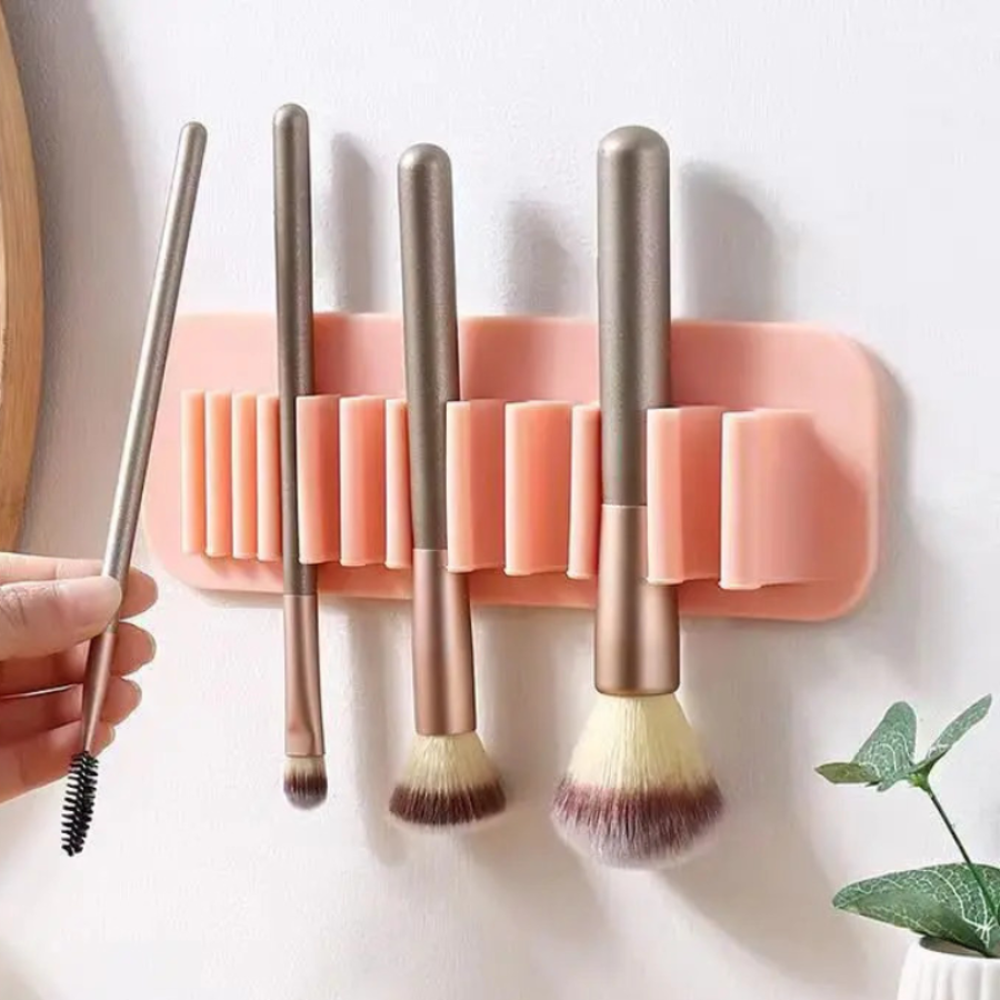 support pour pinceaux maquillage pĂȘche silicone