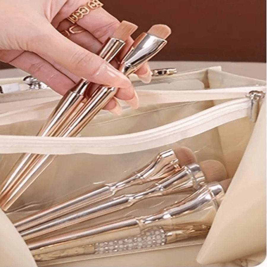 trousse a maquillage pochette transparent