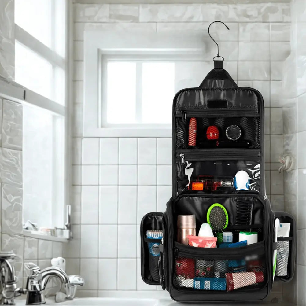 Trousse de toilette de voyage Grande capacité crochet pour suspendre - La trousse Beauté