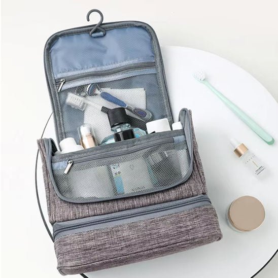 Trousse de Toilette ouverte avec un cochet pour suspendre Multifonctionnelle - La trousse Beauté