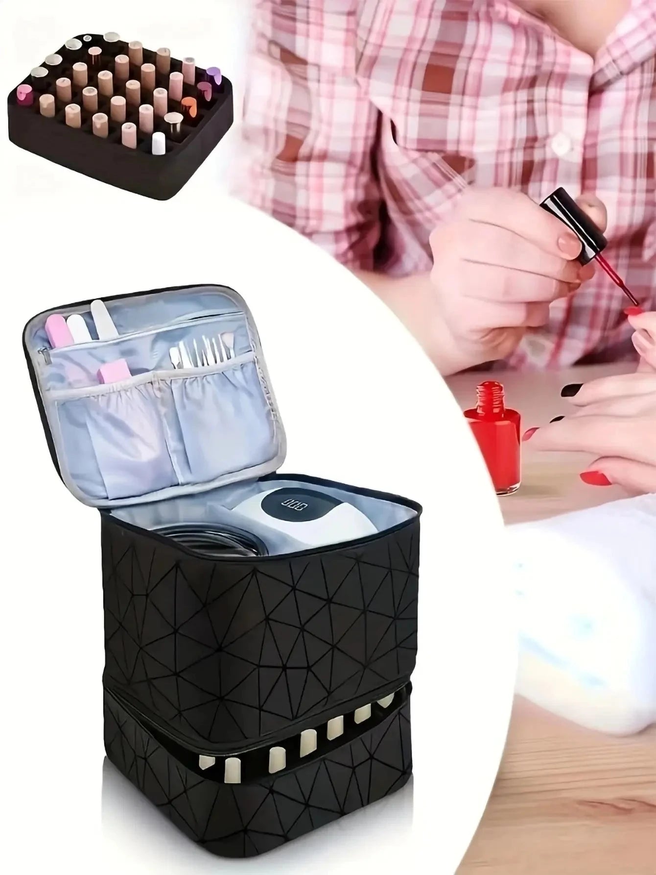 Valise maquillage professionnel | Manucure - La trousse Beauté