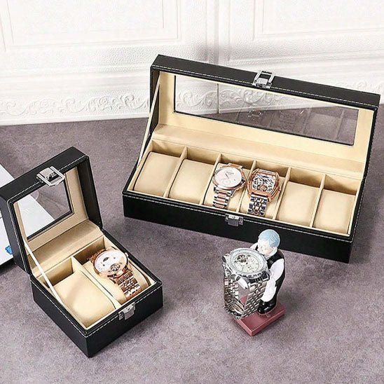 Boite à bijoux pour rangement des montres