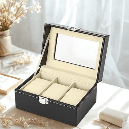 Boite à bijoux Présentoir trois montres