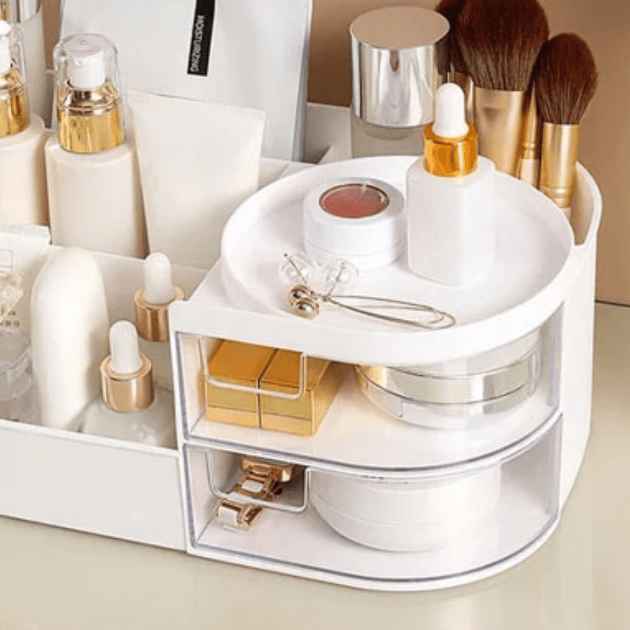 boite à rangement maquillage blabc tiroir plastique