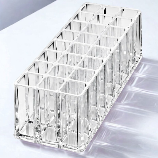 Boite de rangement maquillage transparent