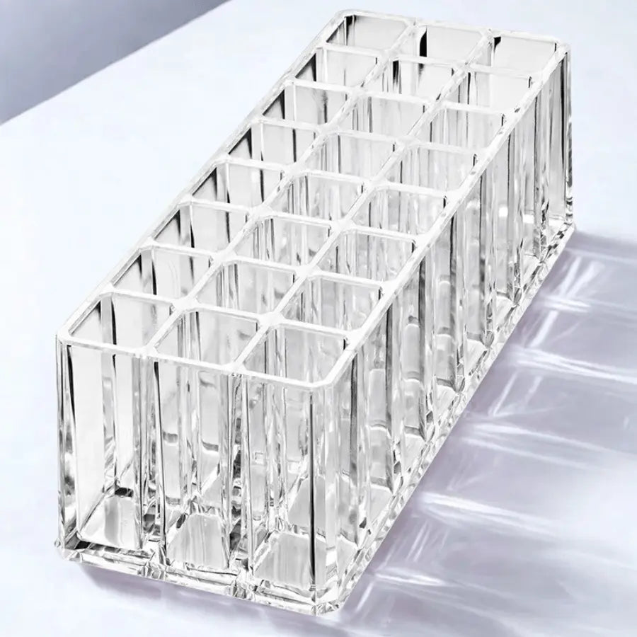 Boite de rangement maquillage transparent