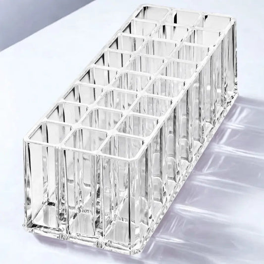 Boite de rangement maquillage transparent