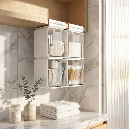 boite de rangement salle de bain quatre accrocher