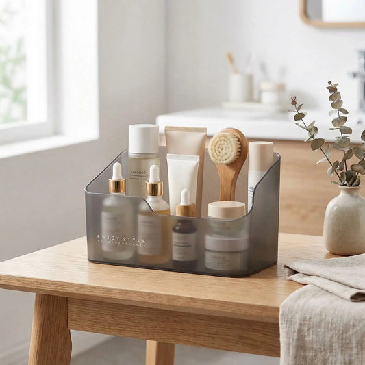 boite pour ranger maquillage avec produits 