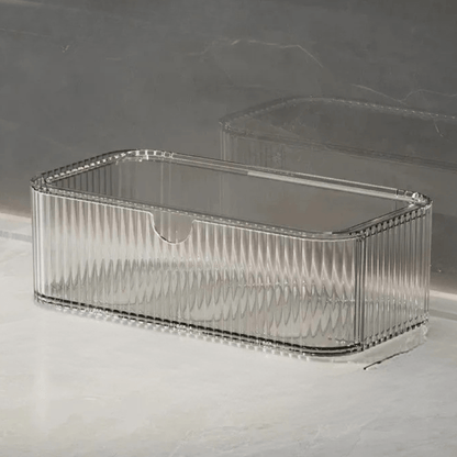 boite rangement maquillage tiroir simple clair