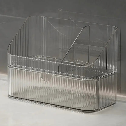 boite rangement maquillage simple transparent