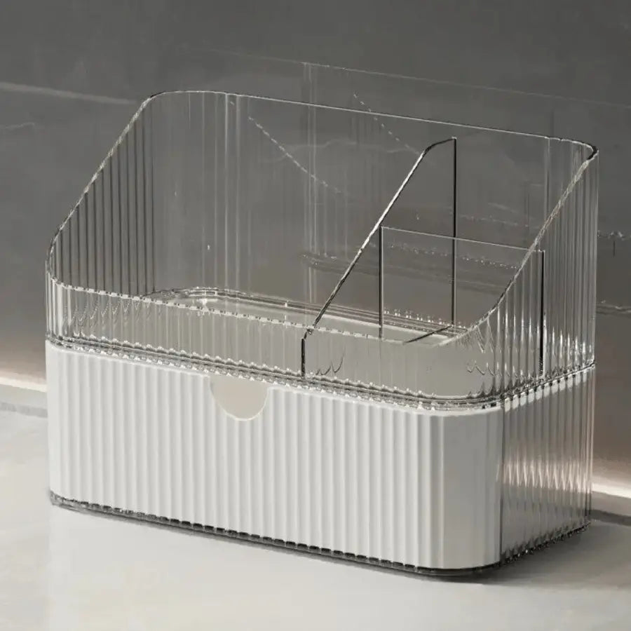 boite rangement maquillage simple blanc