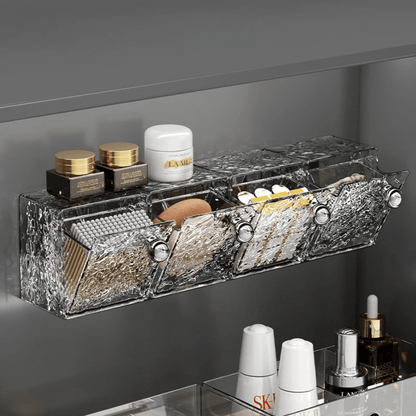 boites maquillage quatre gris autocollante