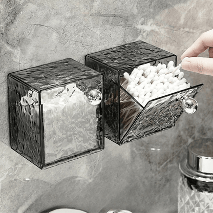 boites maquillage deux gris rangement cosmétique