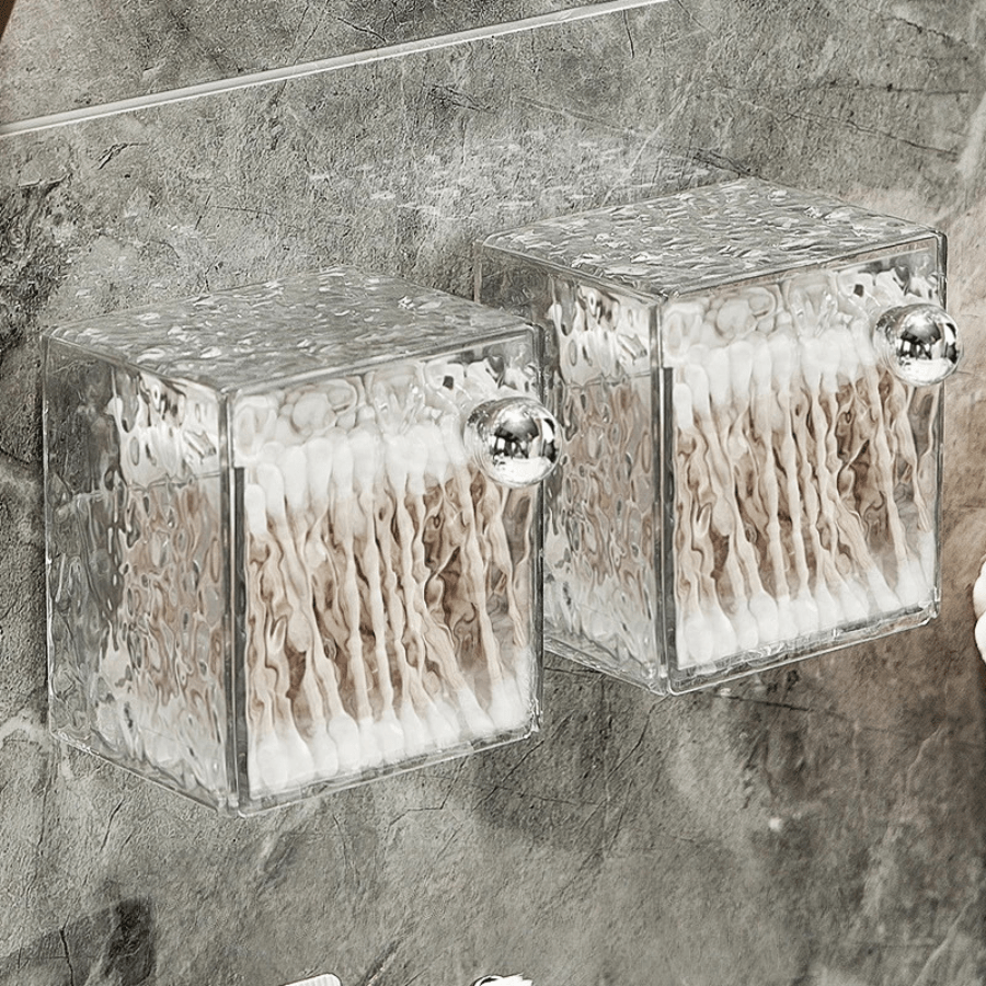 boites maquillage clair en forme carré