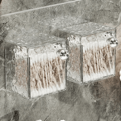 boites maquillage clair en forme carré