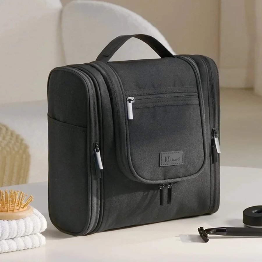 grande trousse de toilette femme noir
