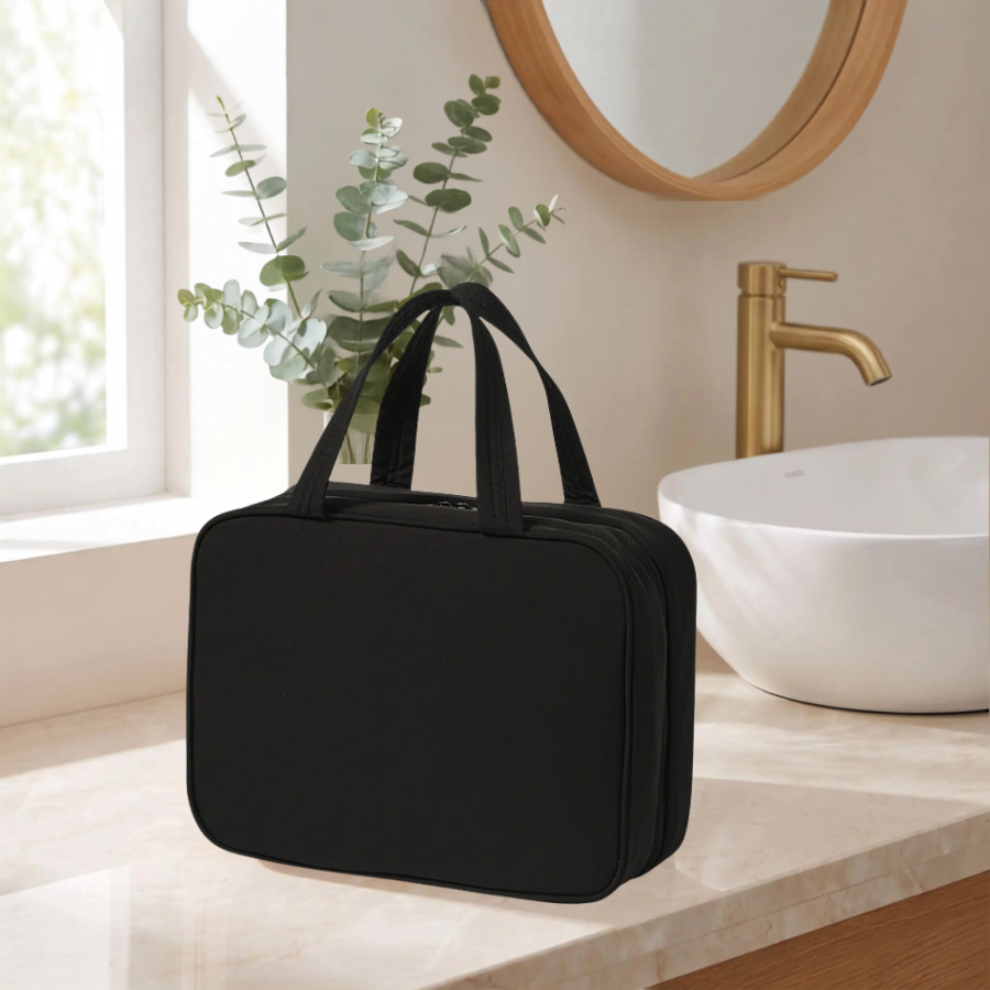 grande trousse de toilette noir