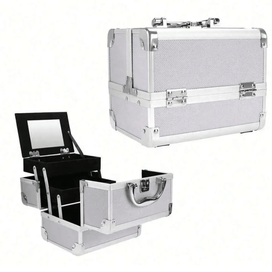 Mallette pour Maquillage Professionnel | Acier Sécurisé - La trousse Beauté
