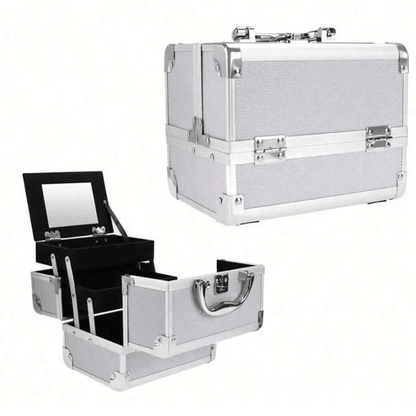 Mallette pour Maquillage Professionnel | Acier Sécurisé - La trousse Beauté