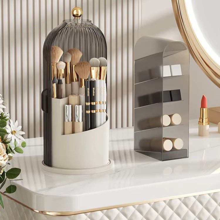 Organisateur Maquillage — porte-pinceau-de-maquillage-Noir Transparent - La trousse Beauté