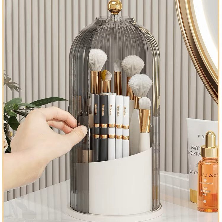 Organisateur Maquillage - porte-pinceau-de-maquillage-Noir Transparent - La trousse Beauté