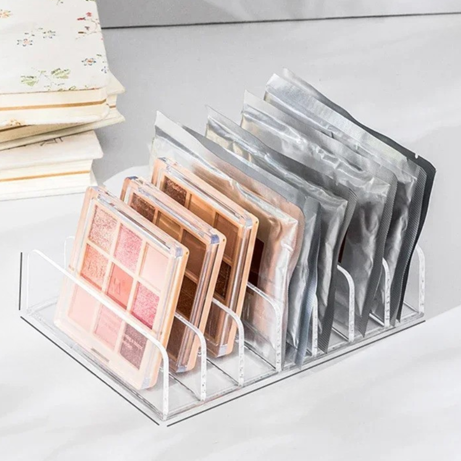 organisateur tiroir maquillage large pour palette de fard