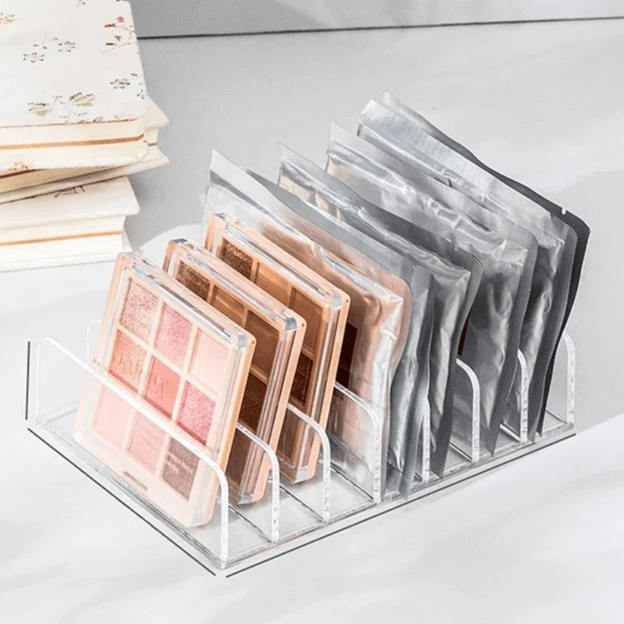 organisateur tiroir maquillage large pour palette de fard