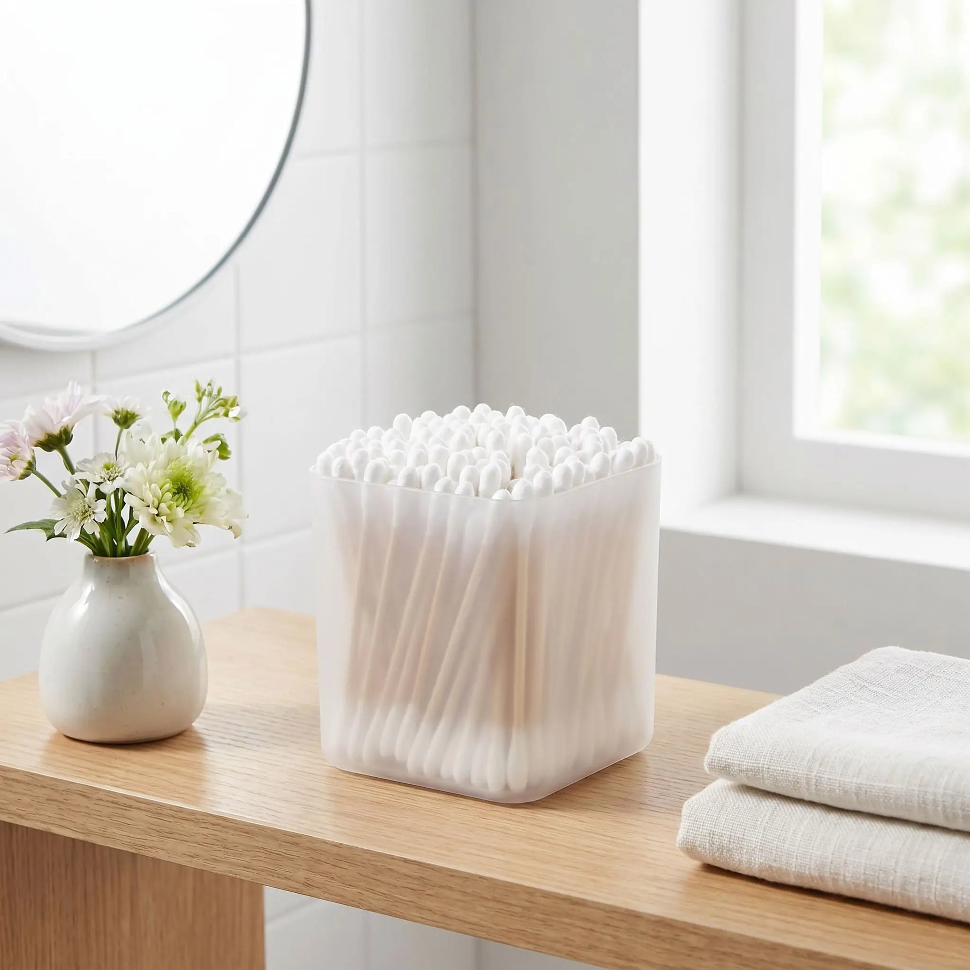 organisateur tiroirsalle de bain carré en hauteur