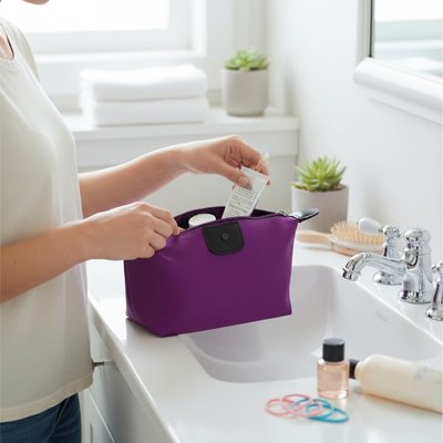 Petite Trousse de toilette violet voyage