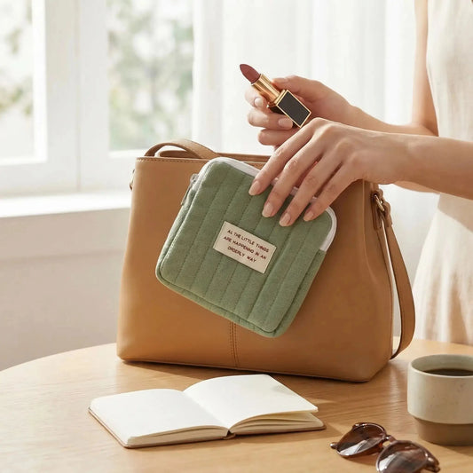petite trousse maquillage avec sac à main