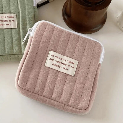 petite trousse maquillage rose 