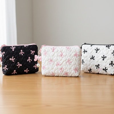 petite Trousse maquillage motif boucle