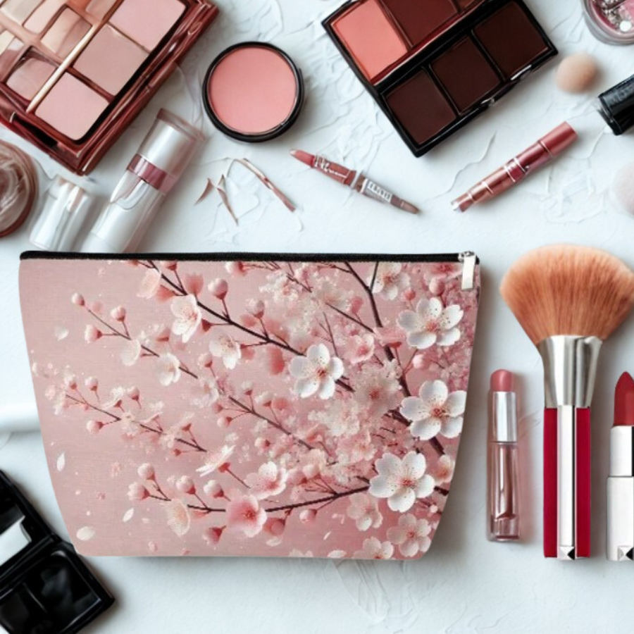 pochette maquillage avec cosmétique