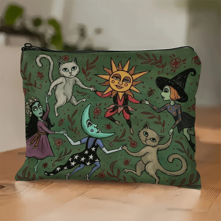 pochette pour maquillage personnage mystique
