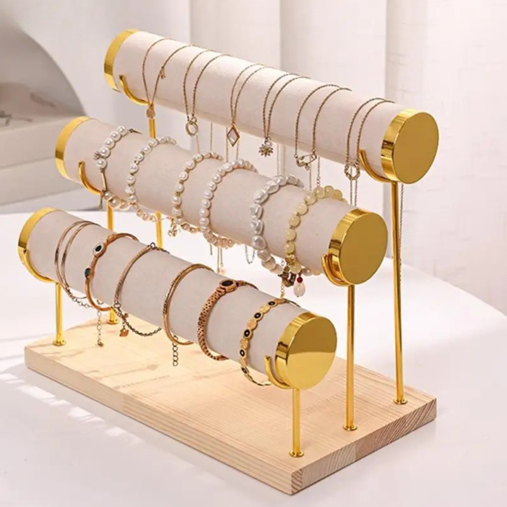 Porte bijoux trois rouleaux pour bracelet