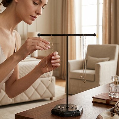 Porte bijoux en métal