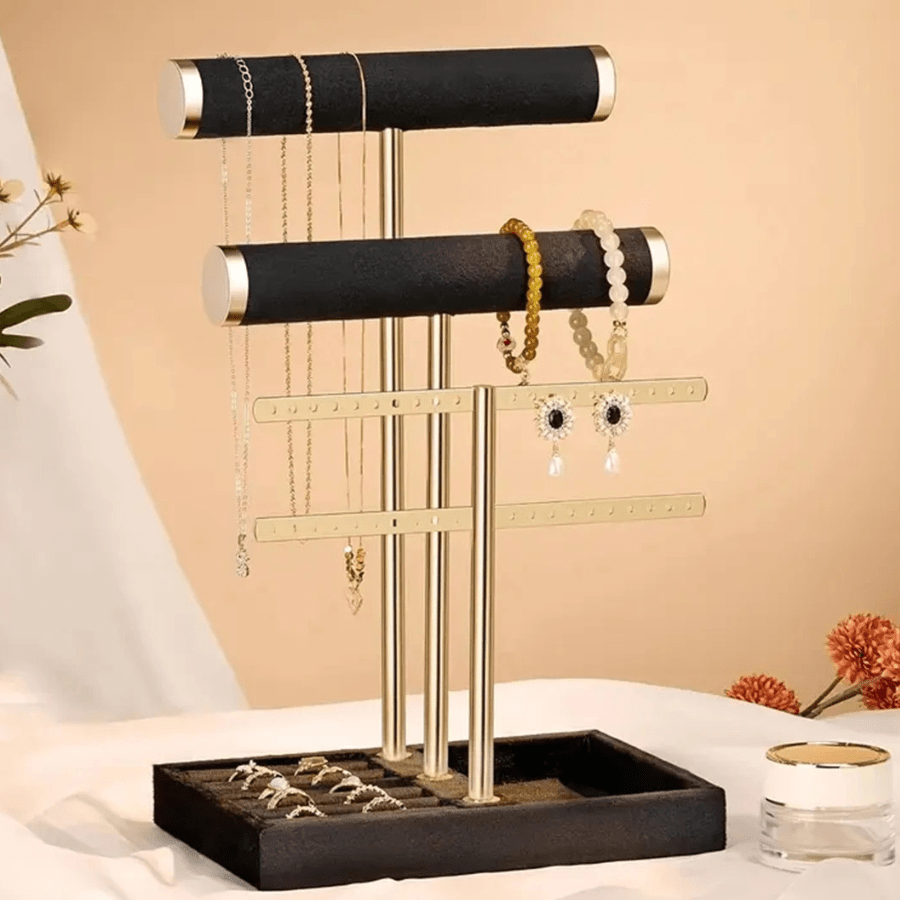 porte bijoux luxe noir