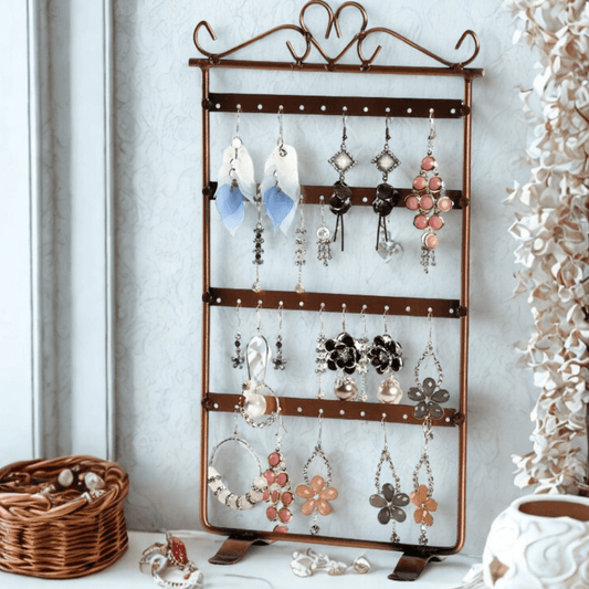 porte boucle d'oreille bronze