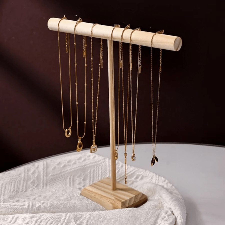 présentoirs à  bijoux en bois large