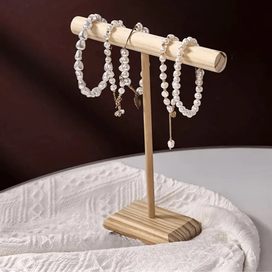 présentoirs à bijoux en bois moyen