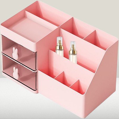 Rangement Cosmétique — boite-de-rangement-maquillage-Rose - La trousse Beauté
