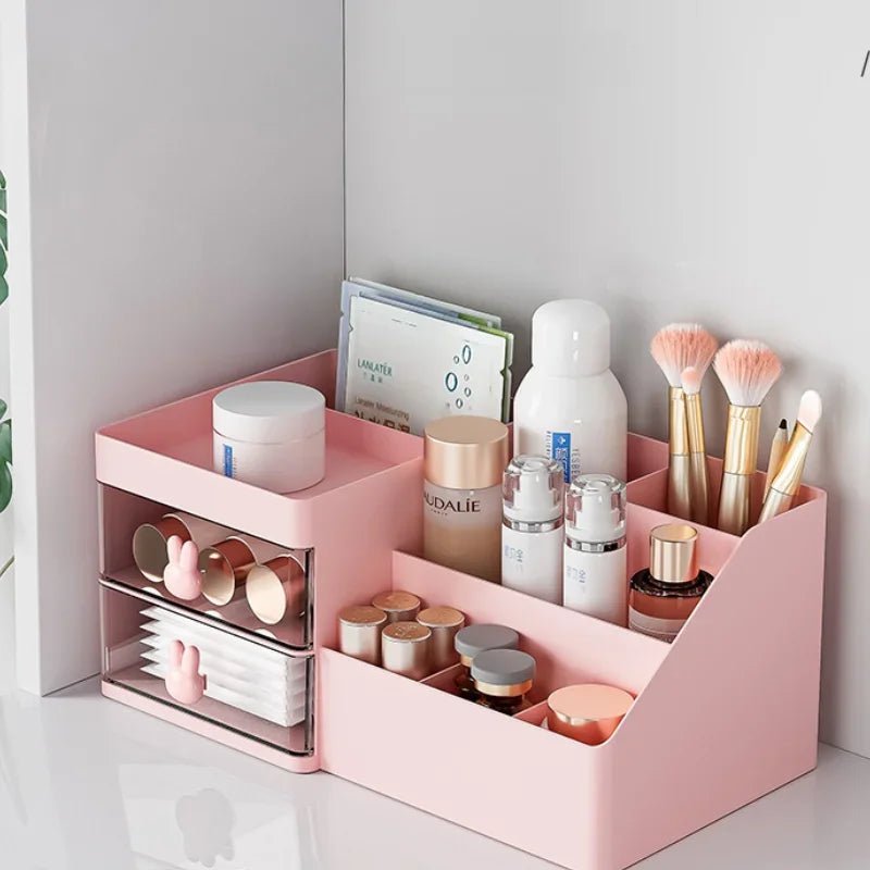 Rangement-maquillage-Boite-de-rangement-maquillage - Rose - La trousse Beauté