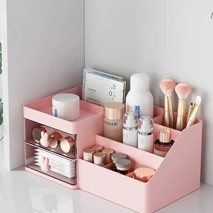 Rangement-maquillage-Boite-de-rangement-maquillage - Rose - La trousse Beauté